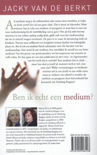 Ben ik echt een medium? - achterkant