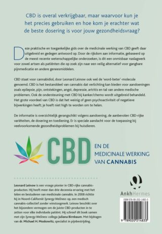 CBD en de medicinale werking van cannabis - achterkant