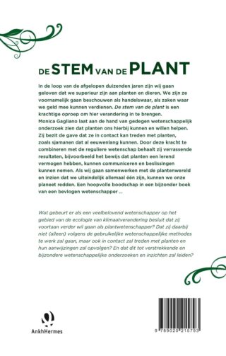 De stem van de plant - achterkant