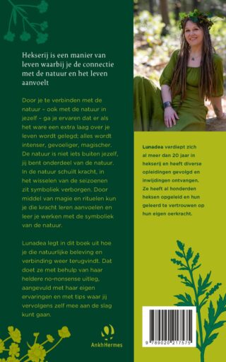 Heks in het groen - achterkant