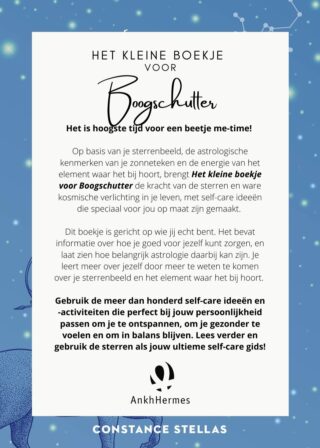 Het kleine boekje voor Boogschutter - achterkant