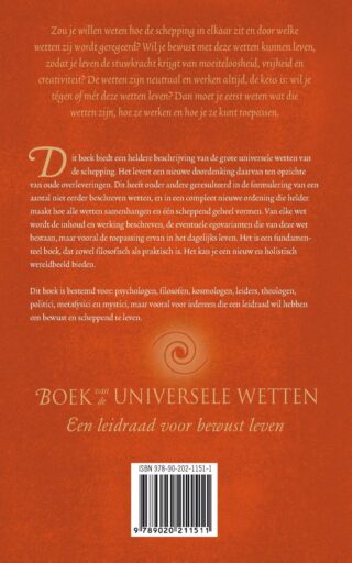 Boek van de Universele Wetten - achterkant