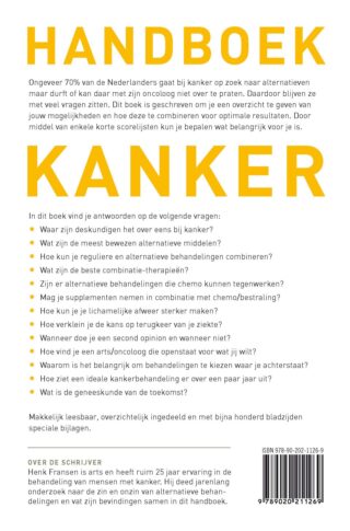 Handboek kanker - achterkant