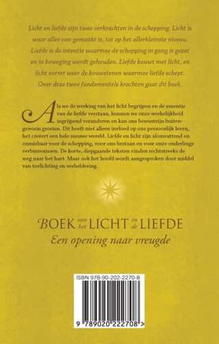 Boek van het licht en de liefde - achterkant