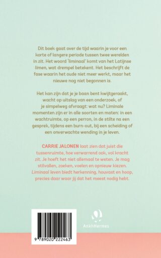 Liminaal leven - achterkant