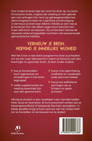 Vernieuw je brein - achterkant