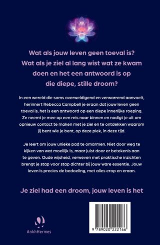 Je ziel had een droom jouw leven is het - achterkant